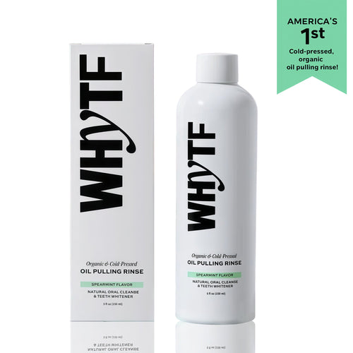 🔥Last 3 hours 60% off：Spearmint Oil Pulling Rinse - Natural Whitening & All-Day Fresh Breath