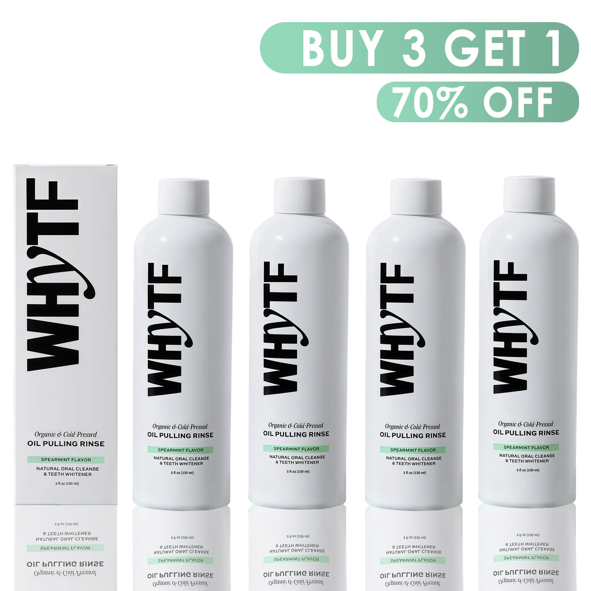 4 bottles 🌟28 days — Complete care for whiter teeth & healthier gums